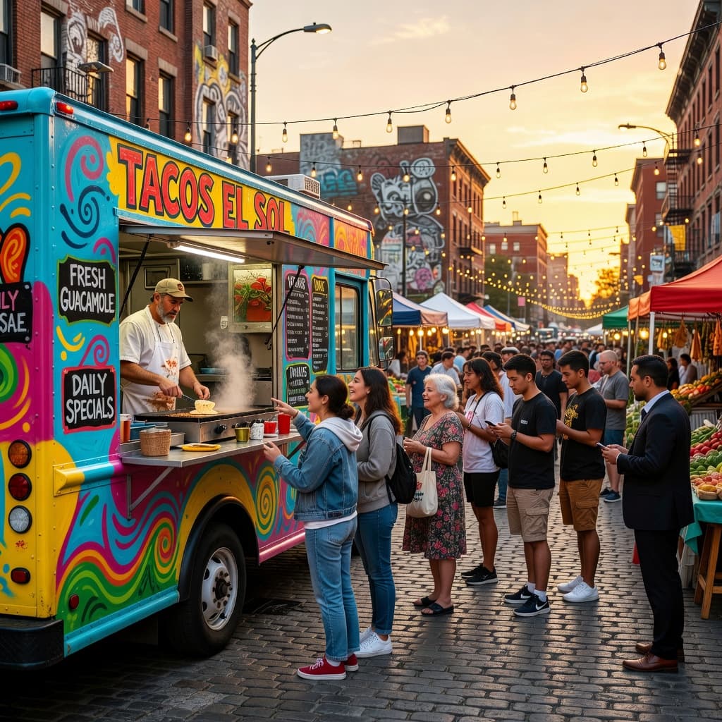 food trucks social media