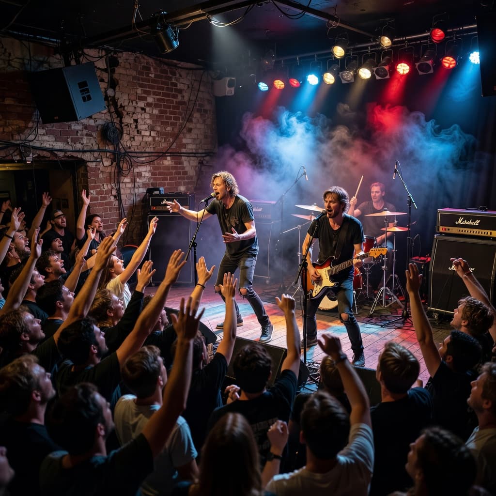 music venues social media