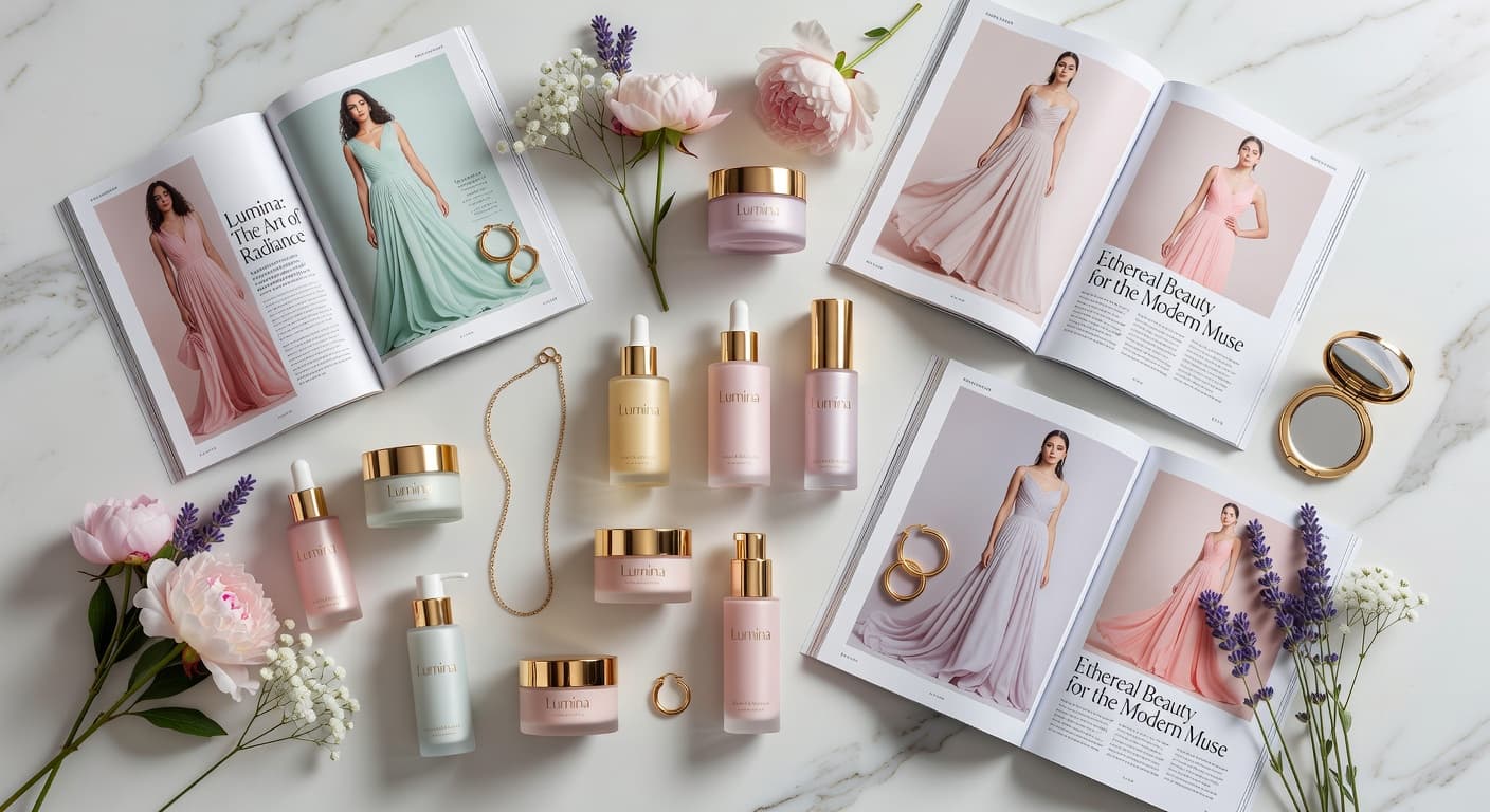 Golden serum macro photography — AI-generated artistic shot