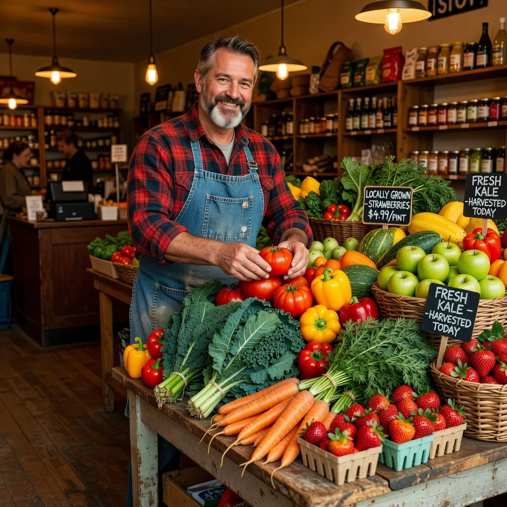 grocery stores social media