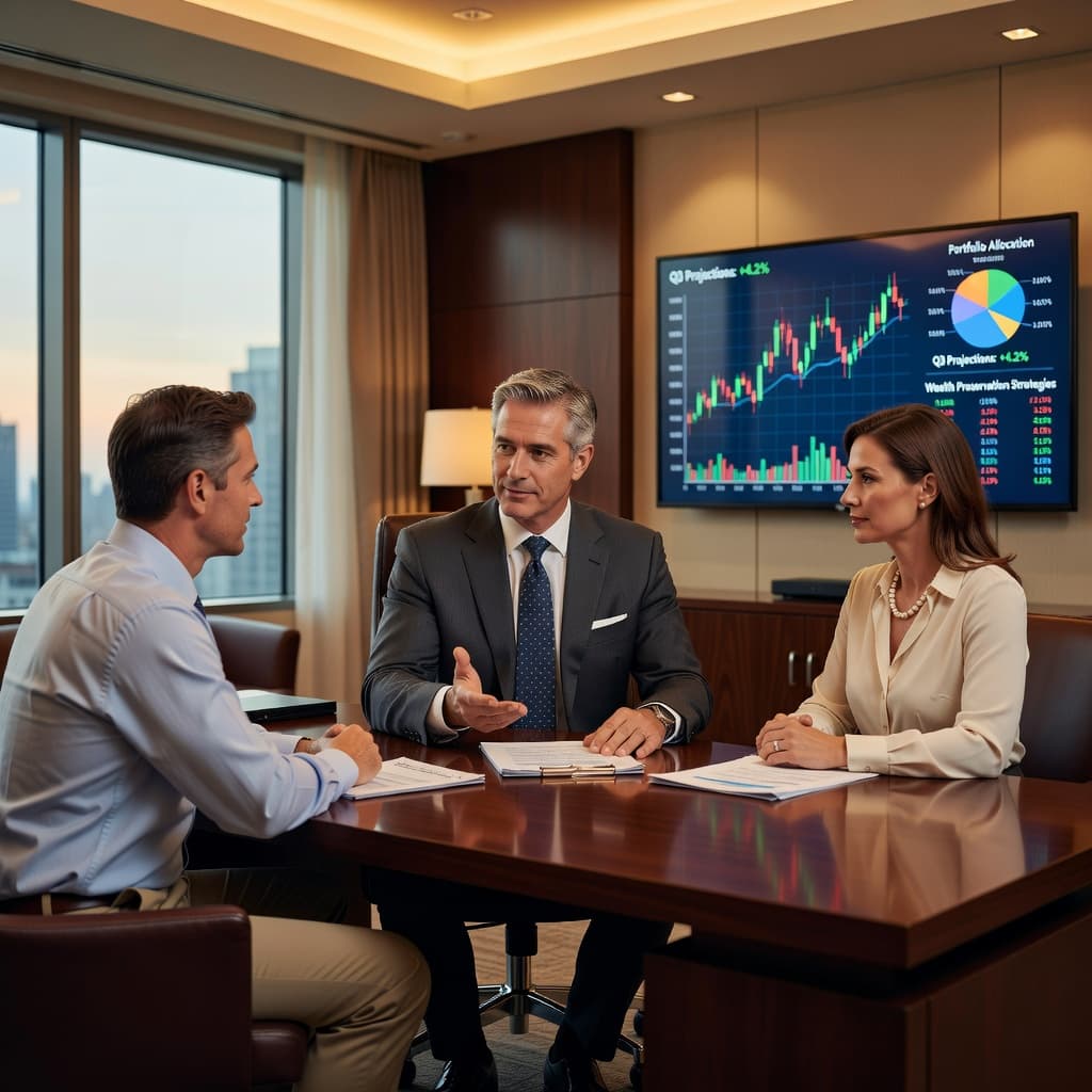 financial advisors social media