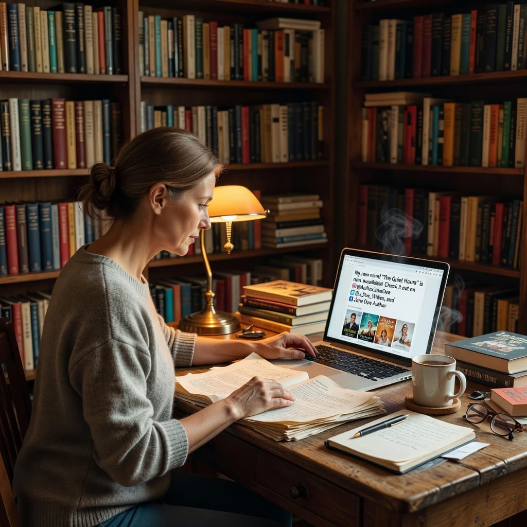 authors social media