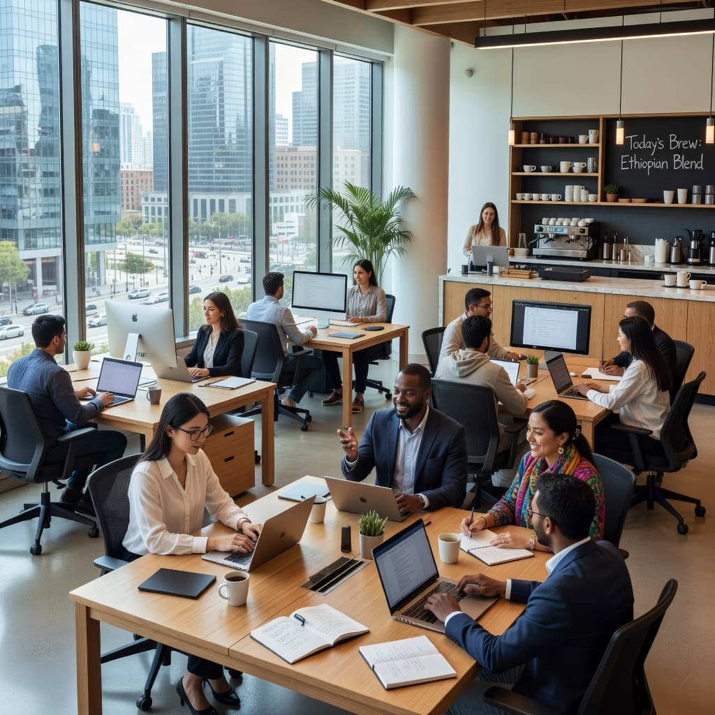 coworking spaces social media