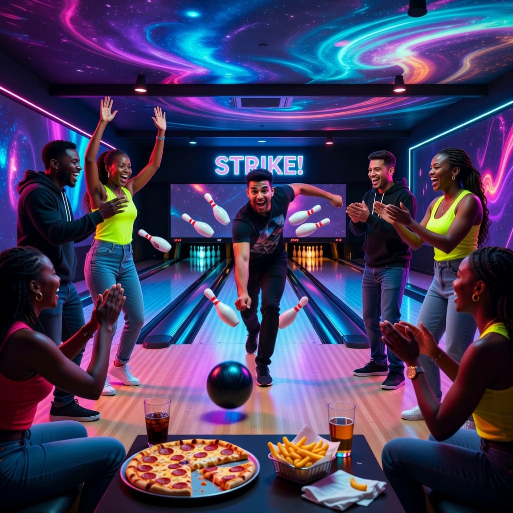 bowling alleys social media